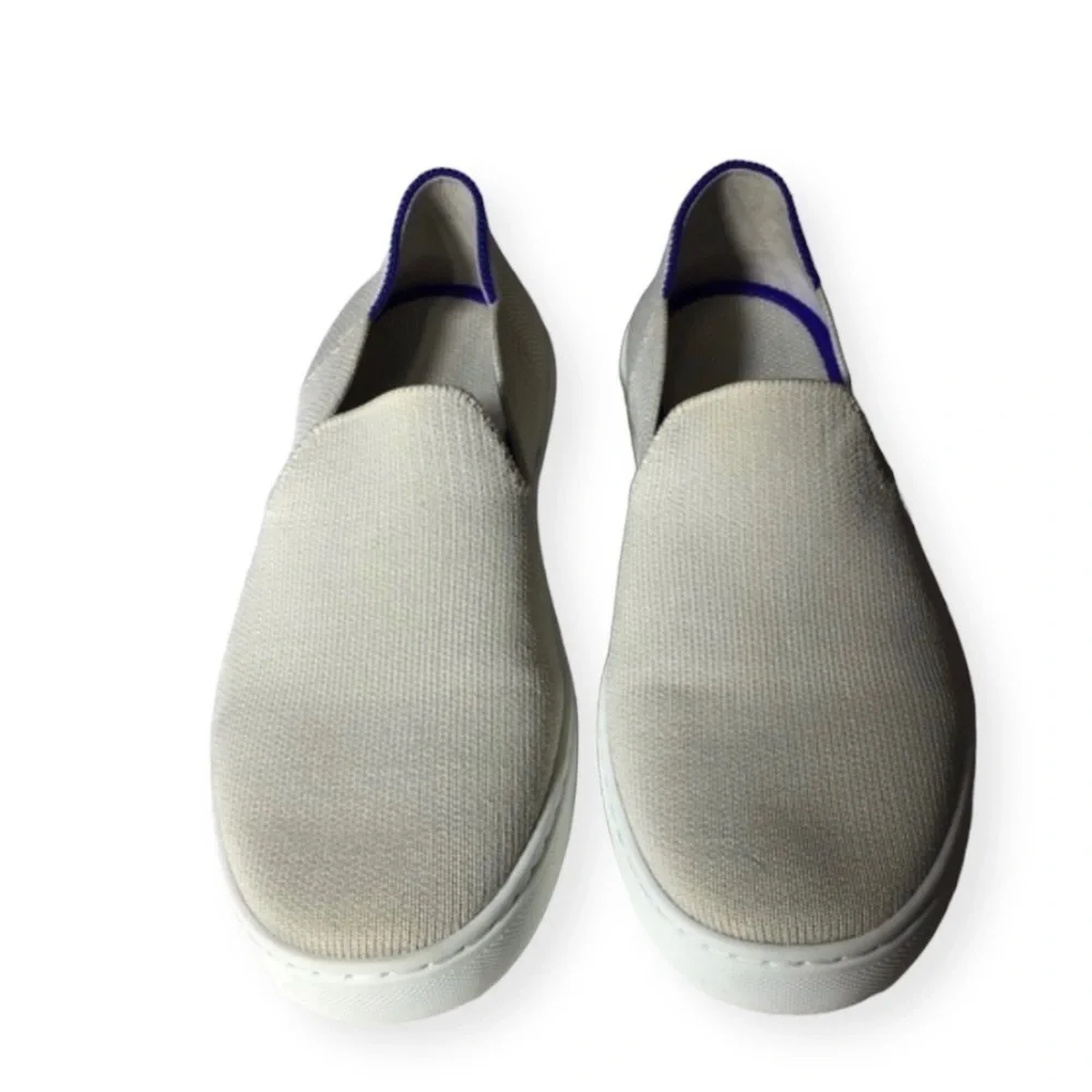 Rothy’s The Sneaker Slip On Shoes in Sand Size 5.5